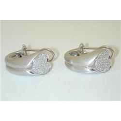 3980 SALAVETTI 18K White Gold Diamond Earrings