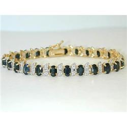 6944 Silver Sapphire Bracelet