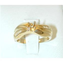 2088 14k Gold Diamond Ring Mounting