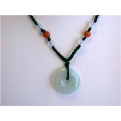 9519 Jade Disk Necklace