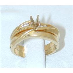 471 14k Gold Diamond Engagement set