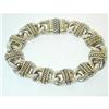 Image 1 : 9812 David Yurman Silver/ 18K Gold Bracelet