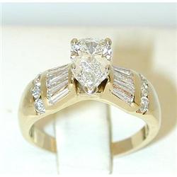 4357 14K Gold Diamond Ring