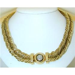 1640 POMELLATO 18K Gold Diamond Necklace