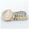 Image 3 : Rolex Ladies 2 Tone Yellow Gold MOP Sapphire & Pyramid Diamond Datejust Wriswatc