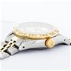 Image 8 : Rolex Ladies 2 Tone Yellow Gold MOP Sapphire & Pyramid Diamond Datejust Wriswatc