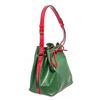 Image 1 : Louis Vuitton Green Red Epi Leather Noe PM Drawstring Shoulder Bag