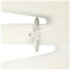 Image 5 : Platinum 0.66 ctw GIA Prong Set Heart Brilliant Diamond Solitaire Engagement Rin
