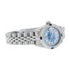 Image 6 : Rolex Ladies Stainless Steel Blue MOP Diamond Lugs & Sapphire Datejust Wristwatc