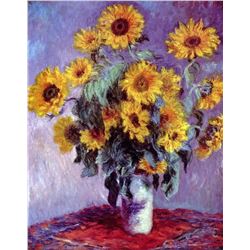 Claude Monet - Still Life with Sunflowers