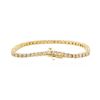 Image 2 : 3.17 ctw Diamond Tennis Bracelet - 14KT Yellow Gold