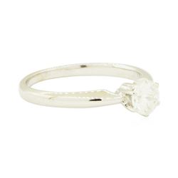 0.35 ctw Diamond Solitaire Ring - 14KT White Gold