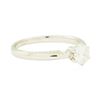 Image 1 : 0.35 ctw Diamond Solitaire Ring - 14KT White Gold