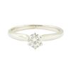 Image 2 : 0.35 ctw Diamond Solitaire Ring - 14KT White Gold