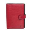 Image 1 : Louis Vuitton Red Epi Leather Small Ring Agenda Holder Cover