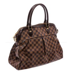 Louis Vuitton Damier Ebene Canvas Leather Trevi GM Shoulder Bag