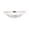 Image 2 : 0.15 ctw Diamond Ring - 14KT White Gold