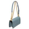 Image 3 : Chanel Turquoise Blue Caviar Leather Boy Bag