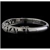 Image 2 : 18KT White Gold 1.67 ctw Diamond Bangle Bracelet