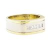 Image 1 : 0.45 ctw Diamond Band - 14KT Yellow And White Gold