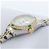 Image 4 : Rolex Ladies 2 Tone Yellow Gold MOP Diamond & Emerald Datejust Wristwatch