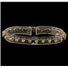 Image 1 : 14KT Yellow Gold 2.23 ctw Diamond Tennis Bracelet