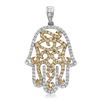 Image 1 : 18k Gold 0.87CTW Diamond Pendant, (SI1 /G-H)