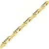 Image 4 : 14K Yellow Gold 7" 2.16 ctw Channel Set Round Brilliant Diamond Tennis Bracelet
