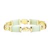 Image 1 : Jade Station Bracelet - 14KT Yellow Gold