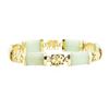 Image 2 : Jade Station Bracelet - 14KT Yellow Gold