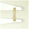 Image 4 : 14k Yellow Gold .60 ctw G/H VS2 Bar Set Round Brilliant Diamond Band Ring