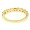 Image 8 : 14k Yellow Gold .60 ctw G/H VS2 Bar Set Round Brilliant Diamond Band Ring