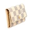 Image 4 : Louis Vuitton Damier Azur Canvas Leather 6 Key Holder