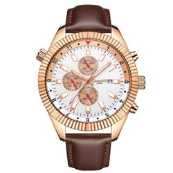 GAMAGES OF LONDON Limited Edition Hand Assembled Hour Rotator Automatic Rose