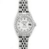 Image 2 : Rolex Ladies Stainless Steel White Diamond Lugs & Datejust Wristwatch