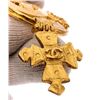 Image 4 : Chanel Vintage Gold CC Dangling Maltese Cross Brooch Pin