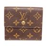 Image 1 : Louis Vuitton Monogram Canvas Leather Elise Wallet
