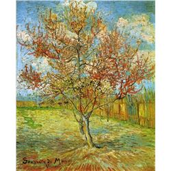 Van Gogh - Pink Peach Trees Souvenir De Mauve