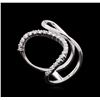 Image 4 : 0.52 ctw Diamond Ring - 14KT White Gold