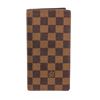 Image 2 : Louis Vuitton Damier Ebene Canvas Leather Long Wallet