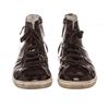 Image 4 : Burberry Black Patent Leather High Top Lace Front Sneakers 36