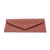 Image 4 : Chanel Brown Quilted Caviar Leather Envelope Flap Wallet