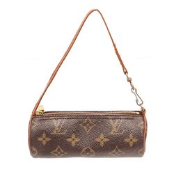 Louis Vuitton Vintage Monogram Canvas Leather Mini Papillon Pochette Bag