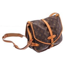Louis Vuitton Monogram Canvas Leather Saumur 30 cm Messenger Bag