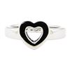 Image 2 : Heart Motif Ring - 18KT White Gold