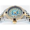 Image 3 : Rolex Ladies 2 Tone 14K Blue MOP Diamond & Sapphire Datejust Wriswatch