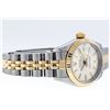 Image 3 : Rolex Ladies 2 Tone Yellow Gold White Index Fluted Datejust Wristwatch