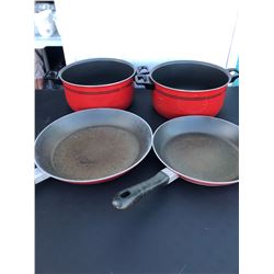 TFAL pots and pans