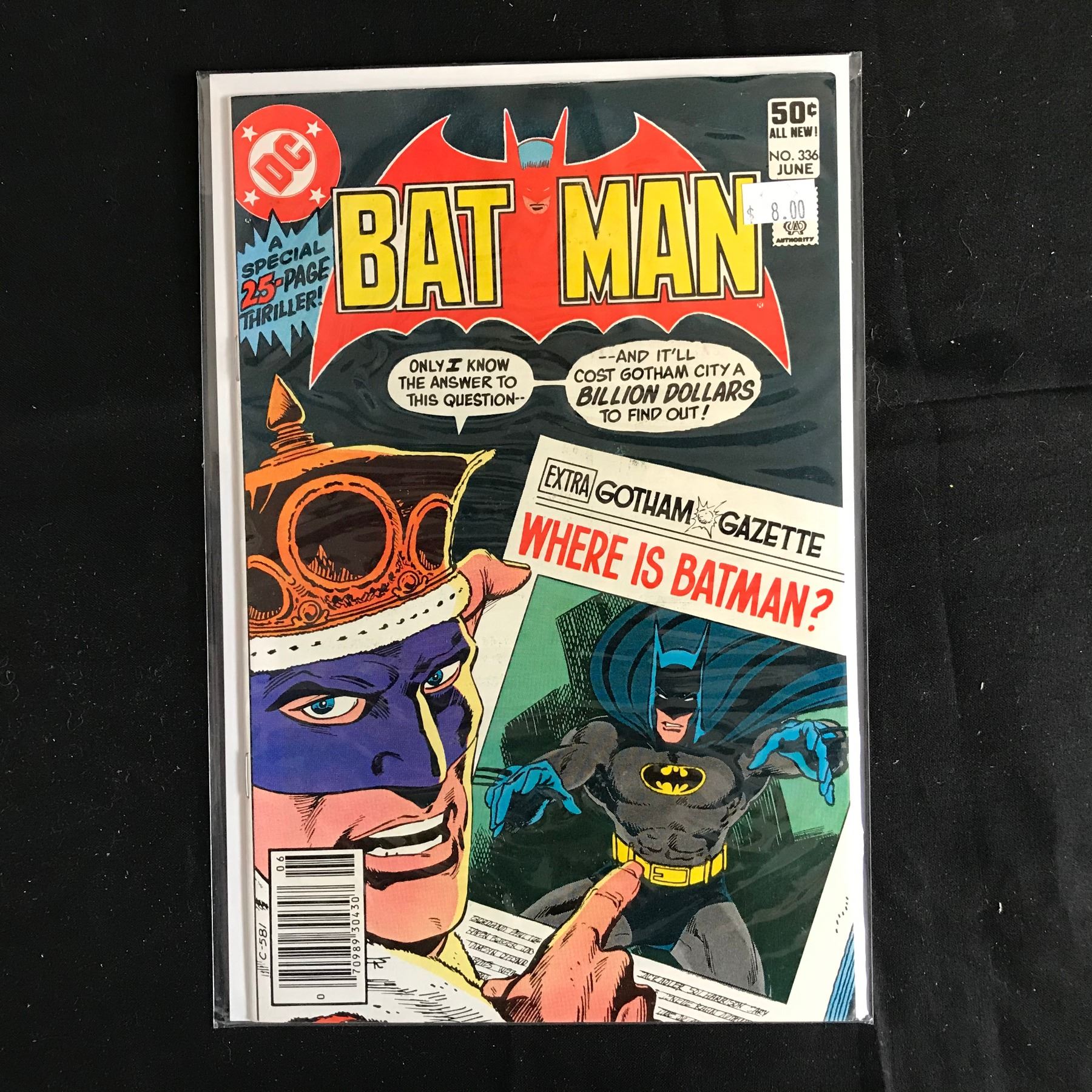 Batman 336 BATMAN #336 (DC COMICS)