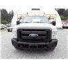 Image 2 : H2 --  2011 FORD F350 SUPER DUTY CREW CAB FLAT DECK , White , 214434  KM's